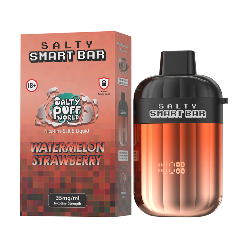 Salty Smart Bar Watermelon Strawberry Disposable Vape