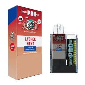 Lychee Mint -Salty Pro Bar Disposable Vape
